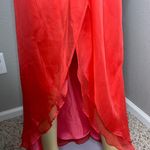 Cindy Collection USA Cindy Collection Coral Strapless Formal Dress Crystal V-neck Size XL Photo 4