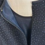 Warren Women’s Navy Sparkly Glittered Stretch Short Holiday Dress Size 6 Petite Photo 5