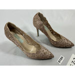 Betsey Johnson Womans Betsy Johnson Elga Stiletto Pumps Slipon 7.5 Rose Gold Rhinestones Photo 1