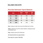 Island Escape La Flor Underwire Tankini Top Off Shoulder Floral White Green 18W Photo 5