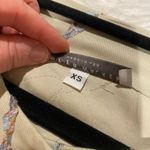 Bryn Walker  Embroidered Button Down Cardigan in Tan Extra Small Photo 5