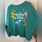Disney Women's Winnie the Pooh and Friends Cozy Graphic Green Sweatshirt Sz XXL Photo 5