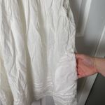 Free People  Shea Solid Mini Dress in Ivory M Photo 7