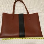 Vince Camuto Black & Brown Tote Bag Purse Photo 6