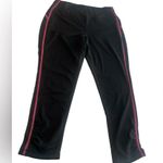 Bebe Black and Pink Capris Photo 2