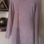 Everlane  Velour Mini Dress in Dusty Lavender Size Medium EUC Photo 0