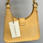 Antik Kraft  Mustard Yellow Shoulder Bag with Whipstitch Detail!! 🌞 Photo 5