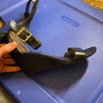Sam & Libby  black wedge sandals size‎ 8 Photo 3
