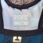 PINK - Victoria's Secret VS pink ultimate christmas plaid printed sports bra Photo 1