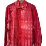 Cotton Citizen  Red Tie-Dye button down Shirt XS Photo 0