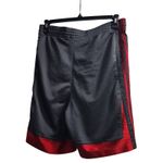 Adidas  Athletic Shorts 3-Stripe Running Gym Training‎ Gray Red Women's L Photo 3
