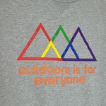 Merrell  OUTDOORS IS FOR EVERYONE COLORFUL INCLUSIVE GRAPHIC PRINT SWEATSHIRT XL Photo 2