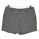 Willi Smith Women's Black White Gingham Check Shorts Size 10 Casual Summer Photo 0