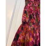 Evereve Floral Print Sleeveless Tie Waist Midi Dress Women's Size M Photo 1