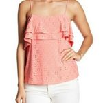Harlowe $ Graham Harlowe & Graham Eyelet Cami Top - Size L - NWT Photo 1
