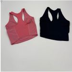 Gymshark  X‎ Whitney Simmons Cropped Tank Top Racerback Athletic Wear XS Set of 2 Photo 1