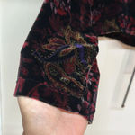 Vintage Bryan Emerson Crushed Velvet Cropped Jacket Size M Photo 3