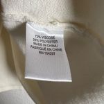 Milly White Cut-Out Flare Long Sleeve Knit Pullover Sweater Top Size M Photo 9