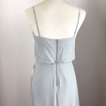 Birdy Grey Gwennie Bridesmaid Blouson Maxi Dress NWT Dove Gray Size M Photo 7