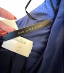 David Meister NWT Blue One Shoulder Jeweled Gown - Size 22 Photo 2