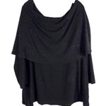 Jaclyn Smith  Plus Size 3X Sweater Off Shoulder Gray Sequins Knit Long Sleeve 342 Photo 6