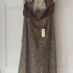 Y2K Jon Valdi Couture Strappy Sequin Open Back Brown Size 6 Photo 3