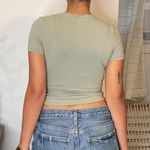  Women's Green Khaki skims top Photo 2