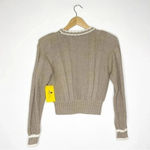 American Vintage Vintage Liz Sport Vintage Crew Neck Sweater Shoulder Pads Size Petite NWT 80's Photo 5