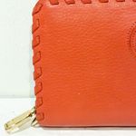 Tory Burch  Peach Marion Zip Continental Wallet Braided Trim Photo 1