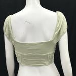 Princess Polly Karla Crop top, size 4, sage green Corset Summer Photo 4