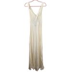 LIONESS ‎ Practical Magic Satin Maxi Dress Light Yellow Medium Photo 1