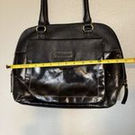 Vintage Tignanello Handbag‎ Black Genuine Leather Purse Tote Photo 2