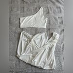 Zaful  White Beach 2 Piece Skirt and Crop Top Set Size XL Photo 3