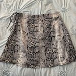 Altar'd State Snakeskin Mini Skirt Photo 4