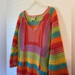 Farm Rio Multicolor Crocheted Cotton Dress Photo 3
