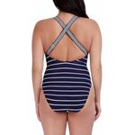 Nautica Women's Cross Back One Piece Swimsuit. Size XL Photo 1