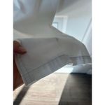 Lacoste  Womens Cropped White Casual Chino Denim Capri Pants Size 42 large Photo 4