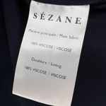Sézane Pacome Floral Wrap Mini Skirt | Sz 36 (US 4) | Navy Blue Mini Daisy Print Photo 10