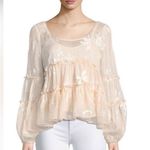 Cinq à Sept Cinq A Sept Jasmin Tiered Silk Blouse szM Photo 0