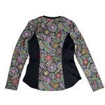 fit 4 u Sz 12 Long Sleeve Top Zip Up Swimwear Jacket Built in Bra 505252 Paisley Photo 3