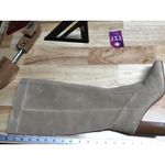 Vince Camuto Kreesell Riding Boots Women's 6M Taupe Suede Zipper Almond Toe Photo 10