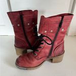 Fly London  red Metz lace up boots size 40 (their US 9-9.5) Photo 9