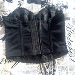 Black Tube Top with Colorful Graphic Design Size M Photo 2