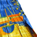 Jams World Low Tide Beach Sailboat Boat Print Dress Maxi Short Sleeve Sz Medium Photo 4