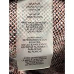 Joie  Houndstooth Blazer Jacket Pink Black White Gold Buttons Double Breasted L Photo 2