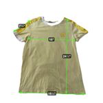 Adidas  Originals 3-Stripes Trefoil Ringer Tee Yellow White T-Shirt Size Medium Photo 11