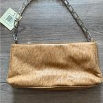 Mondani New York Tan Leather Chained Shoulder Bag (NWT) Orange Photo 3