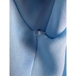 Vintage Monica Richards Tiered Ruffled Sheer Midi Dress sz 14 Pretty in Pink Ins Blue Photo 4