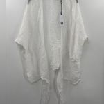 Michael Stars  Daisy Wrap-Front Coverup in White One Size Fits Photo 4