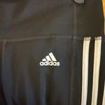 Adidas Climalite Mid-Rise Leggings Black Stretch Activewear Pants Dark Wash Sz S Photo 5